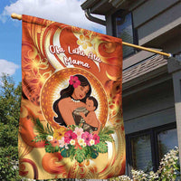 Tonga Mother's Day Garden Flag I Love You Mom DT04 - Polynesian Pride