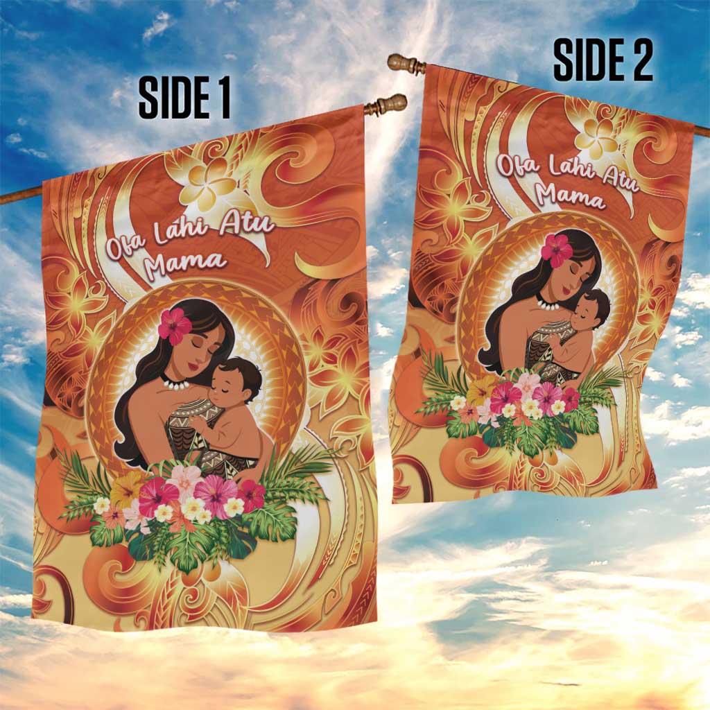 Tonga Mother's Day Garden Flag I Love You Mom DT04 - Polynesian Pride