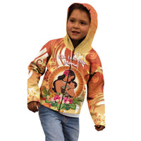 Personalised Tonga Mother's Day Kid Hoodie I Love You Mom