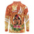Personalised Tonga Mother's Day Long Sleeve Polo Shirt I Love You Mom