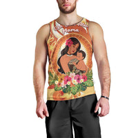 Personalised Tonga Mother's Day Men Tank Top I Love You Mom