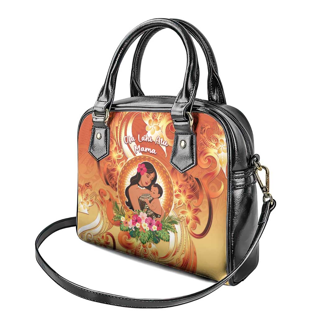 Tonga Mother's Day Shoulder Handbag I Love You Mom DT04 - Polynesian Pride