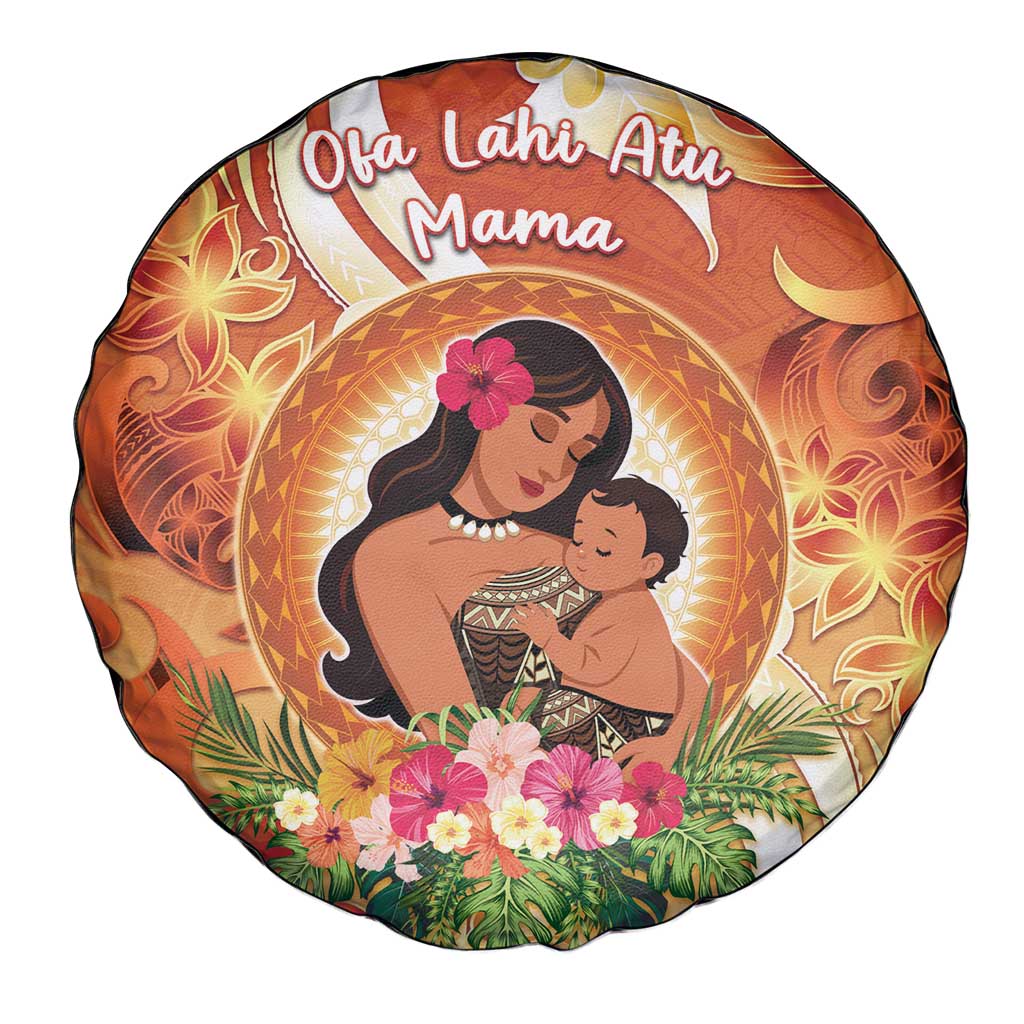 Tonga Mother's Day Spare Tire Cover I Love You Mom DT04 - Polynesian Pride