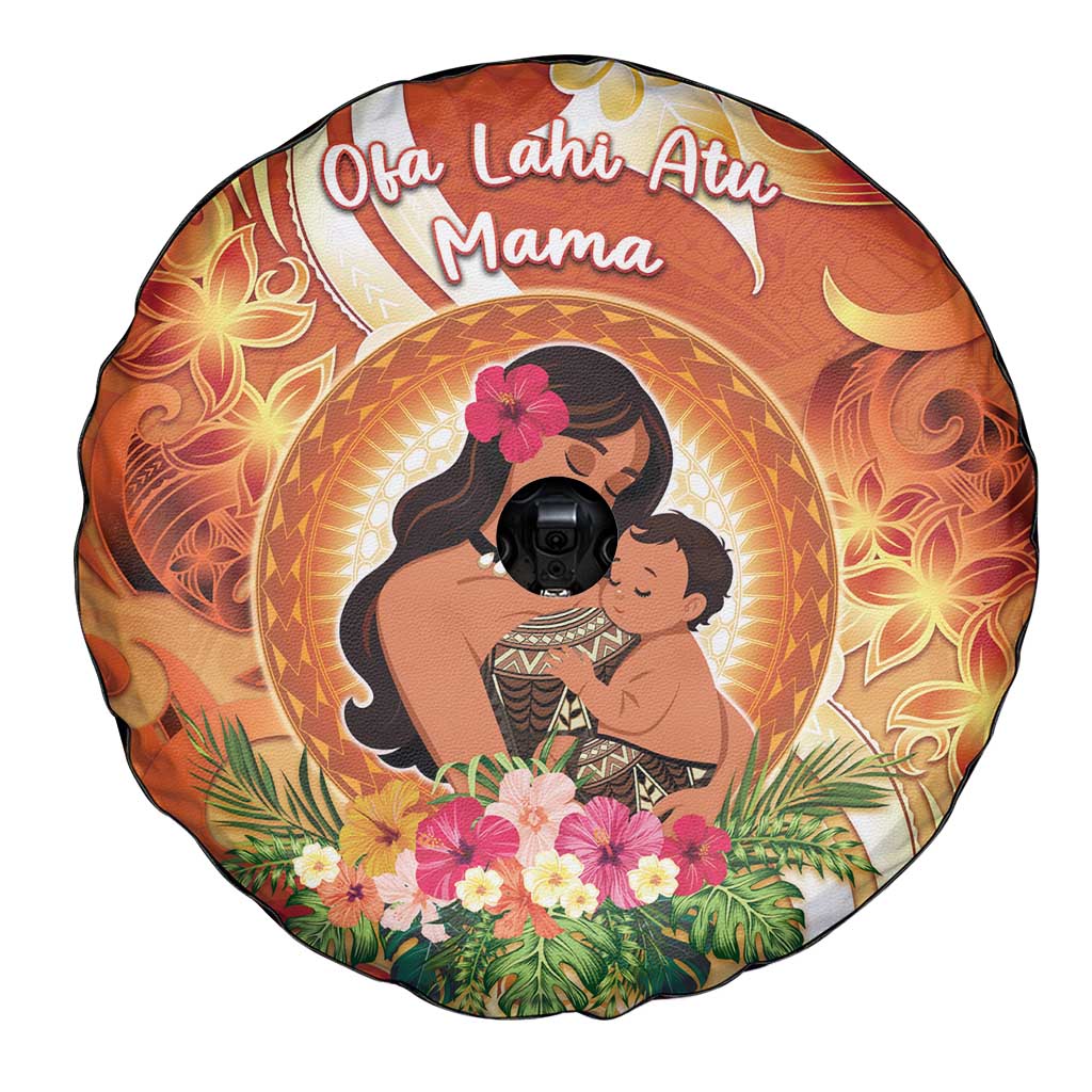 Tonga Mother's Day Spare Tire Cover I Love You Mom DT04 - Polynesian Pride