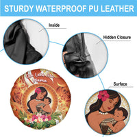 Tonga Mother's Day Spare Tire Cover I Love You Mom DT04 - Polynesian Pride