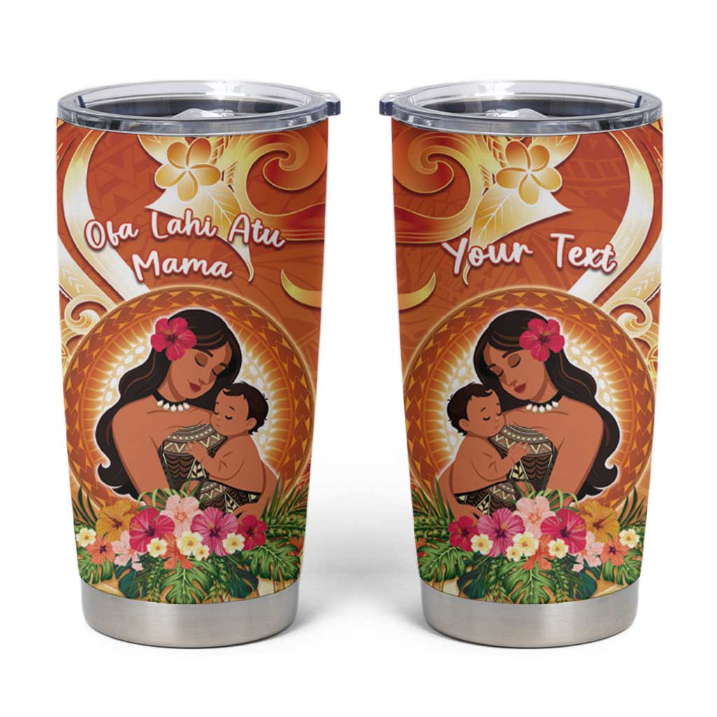 Personalised Tonga Mother's Day Tumbler Cup I Love You Mom