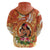 Personalised Tonga Mother's Day Zip Hoodie I Love You Mom