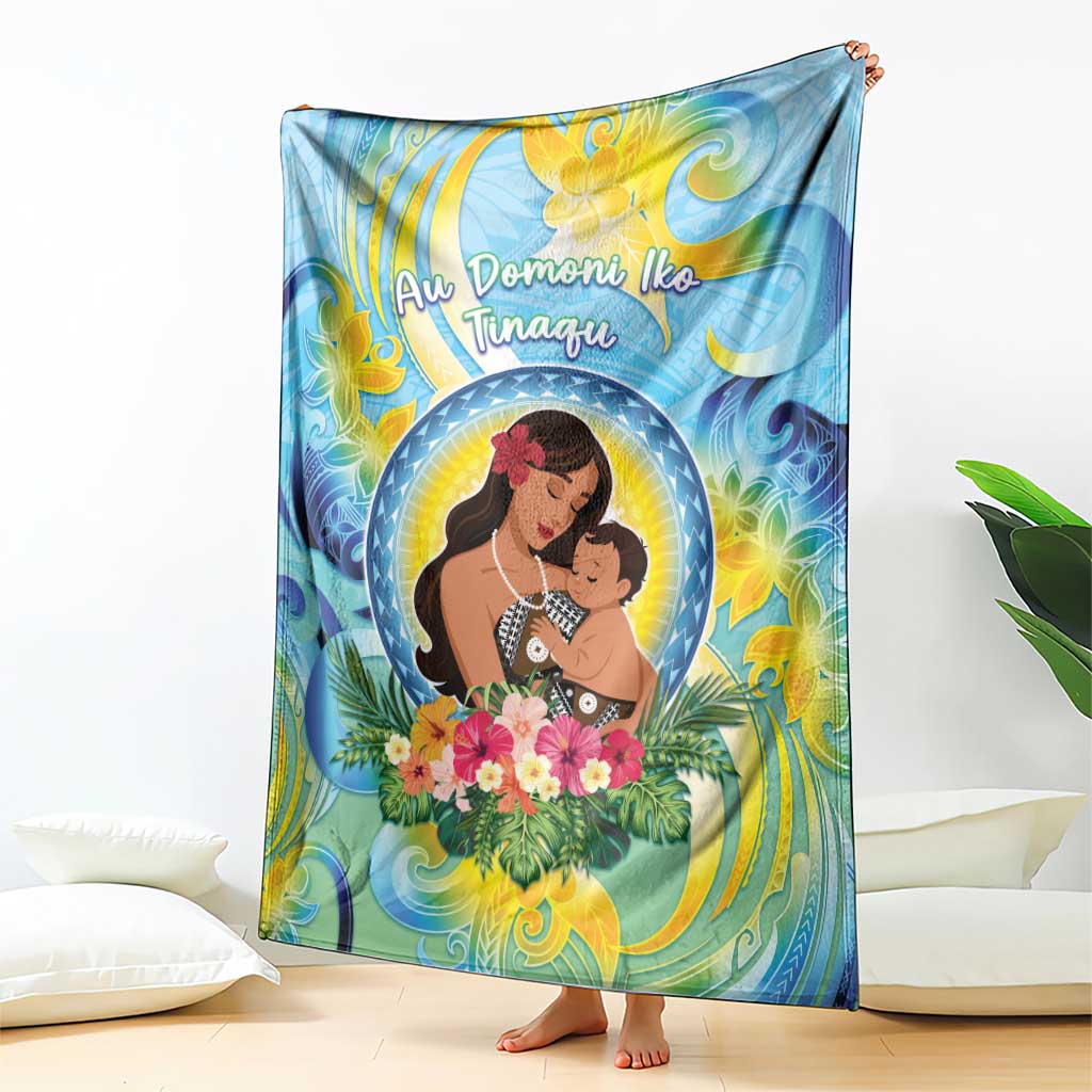 Fiji Mother's Day Blanket I Love You Mom