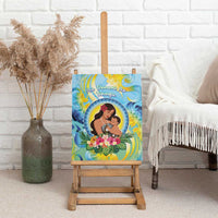 Fiji Mother's Day Canvas Wall Art I Love You Mom DT04 - Polynesian Pride