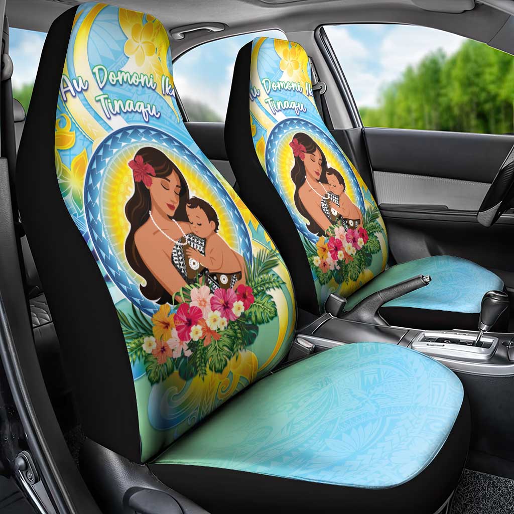 Fiji Mother's Day Car Seat Cover I Love You Mom