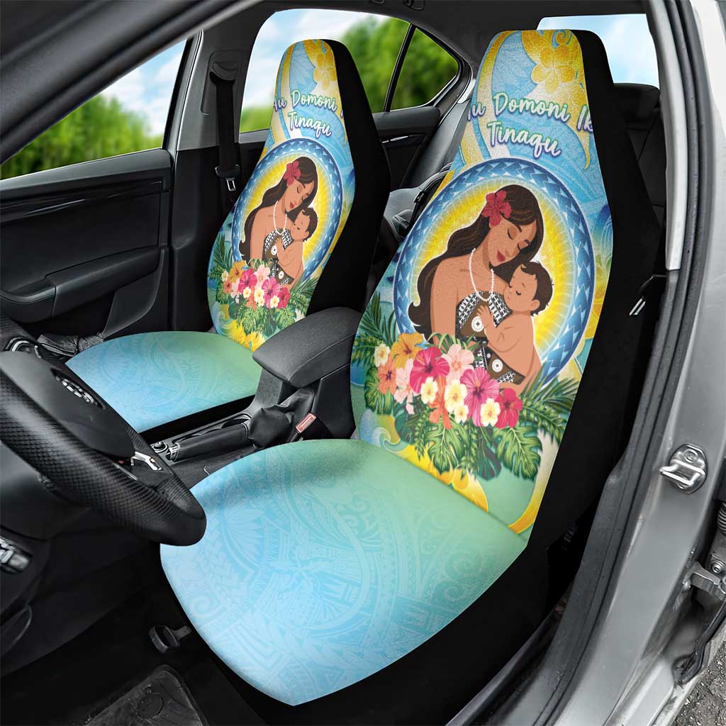 Fiji Mother's Day Car Seat Cover I Love You Mom