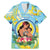 Personalised Fiji Mother's Day Family Matching Mermaid Dress and Hawaiian Shirt I Love You Mom