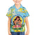 Personalised Fiji Mother's Day Family Matching Short Sleeve Bodycon Dress and Hawaiian Shirt I Love You Mom