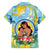 Personalised Fiji Mother's Day Family Matching Summer Maxi Dress and Hawaiian Shirt I Love You Mom