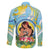 Personalised Fiji Mother's Day Family Matching Summer Maxi Dress and Hawaiian Shirt I Love You Mom