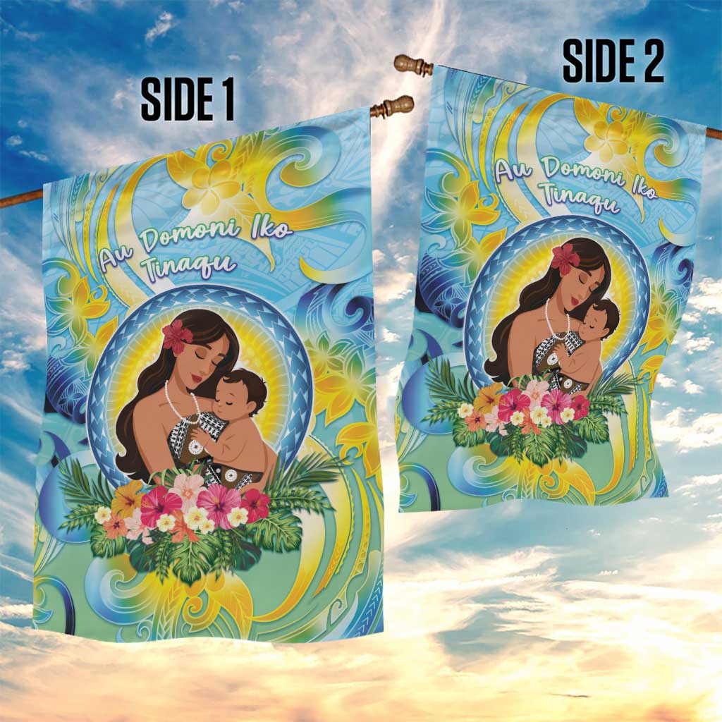 Fiji Mother's Day Garden Flag I Love You Mom DT04 - Polynesian Pride