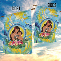 Fiji Mother's Day Garden Flag I Love You Mom DT04 - Polynesian Pride
