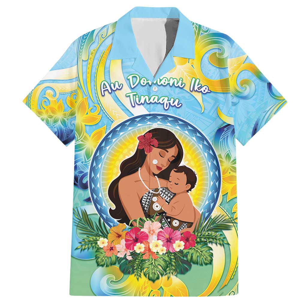 Personalised Fiji Mother's Day Hawaiian Shirt I Love You Mom