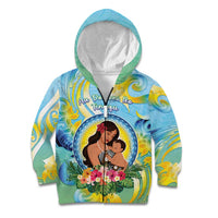 Personalised Fiji Mother's Day Kid Hoodie I Love You Mom