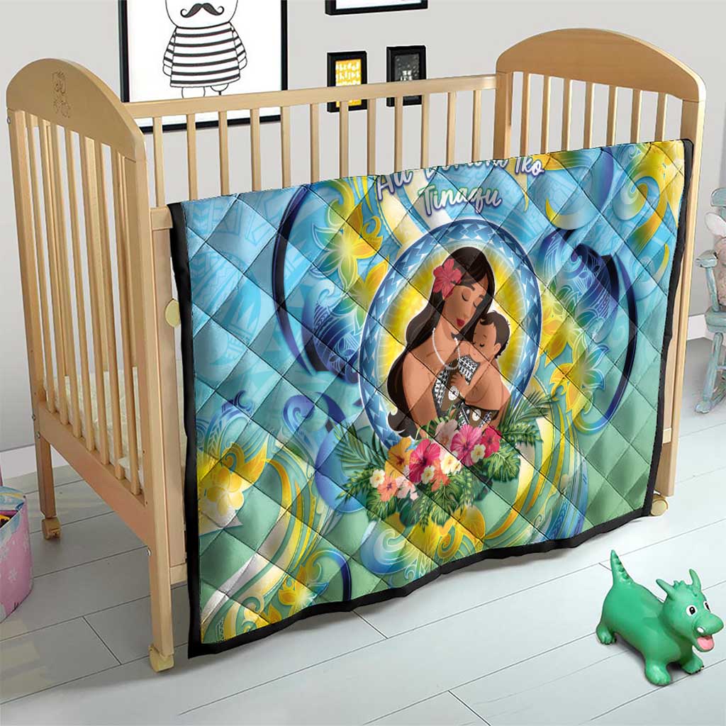 Fiji Mother's Day Quilt I Love You Mom