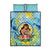 Fiji Mother's Day Quilt Bed Set I Love You Mom