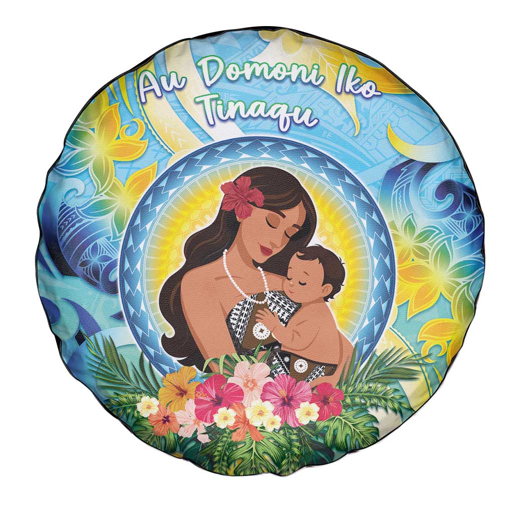 Fiji Mother's Day Spare Tire Cover I Love You Mom DT04 - Polynesian Pride
