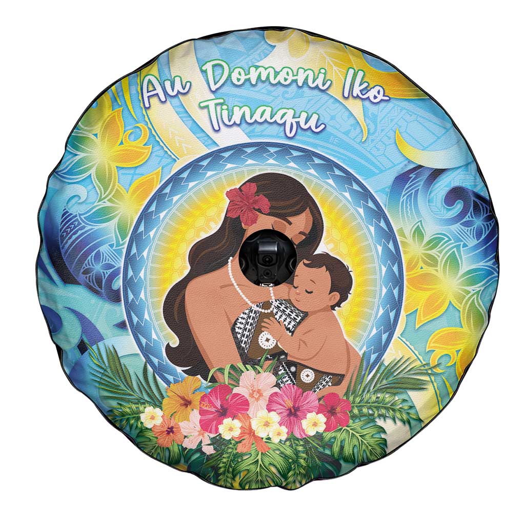 Fiji Mother's Day Spare Tire Cover I Love You Mom DT04 - Polynesian Pride