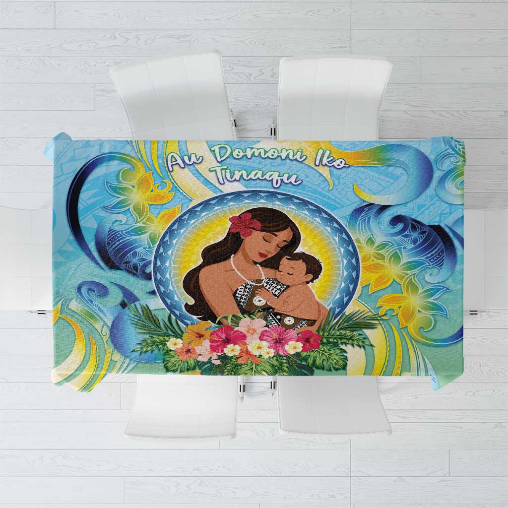 Fiji Mother's Day Tablecloth I Love You Mom