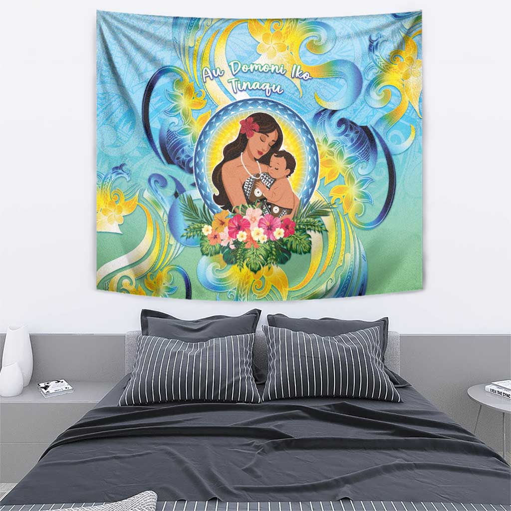 Fiji Mother's Day Tapestry I Love You Mom