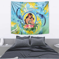 Fiji Mother's Day Tapestry I Love You Mom