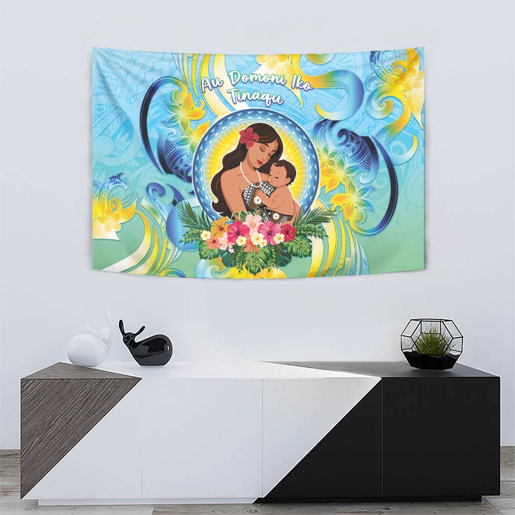 Fiji Mother's Day Tapestry I Love You Mom