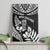 New Zealand Rugby Canvas Wall Art Silver Fern Maori Pattern