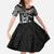 Custom New Zealand Rugby Family Matching Mermaid Dress and Hawaiian Shirt Silver Fern Maori Pattern