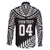Custom New Zealand Rugby Family Matching Mermaid Dress and Hawaiian Shirt Silver Fern Maori Pattern