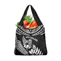 New Zealand Rugby Grocery Bag Silver Fern Maori Pattern
