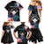 Personalised Hawaii Family Matching Mermaid Dress and Hawaiian Shirt Kanaka Maoli With Fish Hook