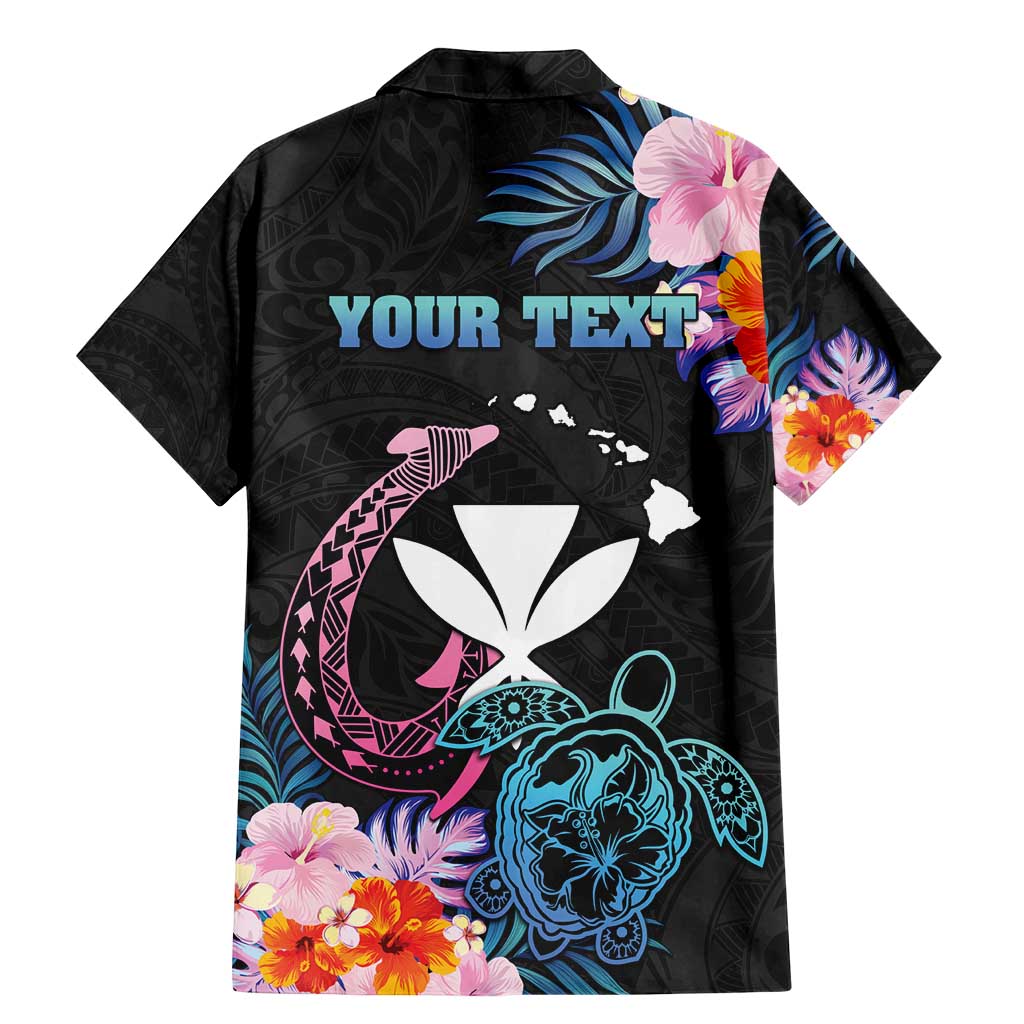 Personalised Hawaii Family Matching Mermaid Dress and Hawaiian Shirt Kanaka Maoli With Fish Hook