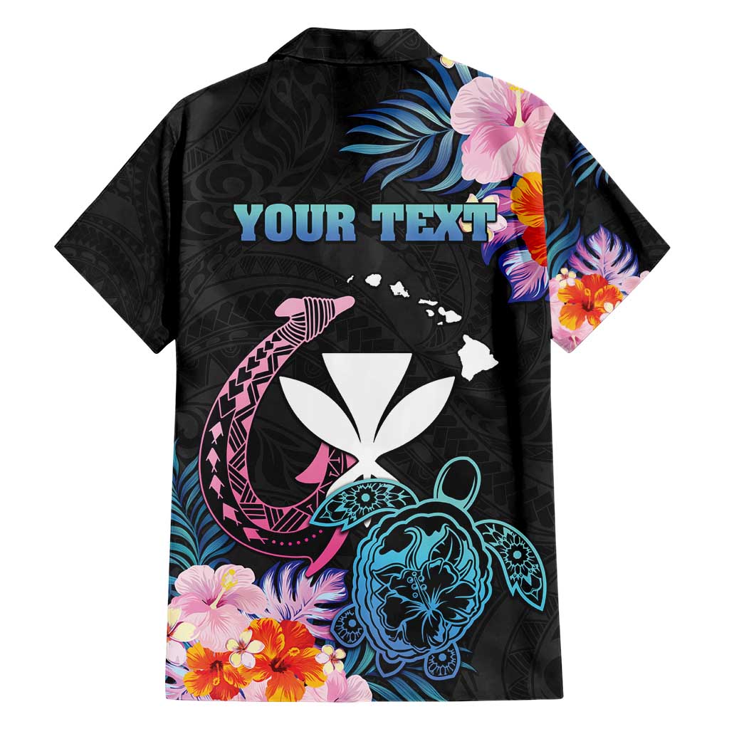 Personalised Hawaii Hawaiian Shirt Kanaka Maoli With Fish Hook