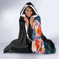 Hawaii Hooded Blanket Kanaka Maoli With Fish Hook