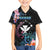 Personalised Hawaii Kid Hawaiian Shirt Kanaka Maoli With Fish Hook