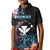 Personalised Hawaii Kid Polo Shirt Kanaka Maoli With Fish Hook