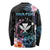 Personalised Hawaii Long Sleeve Shirt Kanaka Maoli With Fish Hook