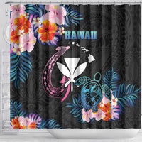 Hawaii Shower Curtain Kanaka Maoli With Fish Hook