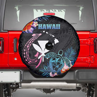 Hawaii Spare Tire Cover Kanaka Maoli With Fish Hook