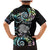New Zealand Kiwi Bird Family Matching Mermaid Dress and Hawaiian Shirt Silver Fern Koru Paua Shell