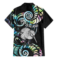 New Zealand Kiwi Bird Family Matching Mermaid Dress and Hawaiian Shirt Silver Fern Koru Paua Shell