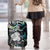 New Zealand Kiwi Bird Luggage Cover Silver Fern Koru Paua Shell