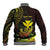 Personalised Hawaii Baseball Jacket Kanaka Maoli With Hammerhead Shark