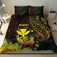 Hawaii Bedding Set Kanaka Maoli With Hammerhead Shark