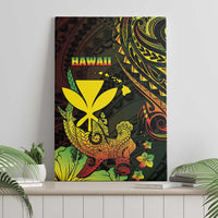 Hawaii Canvas Wall Art Kanaka Maoli With Hammerhead Shark